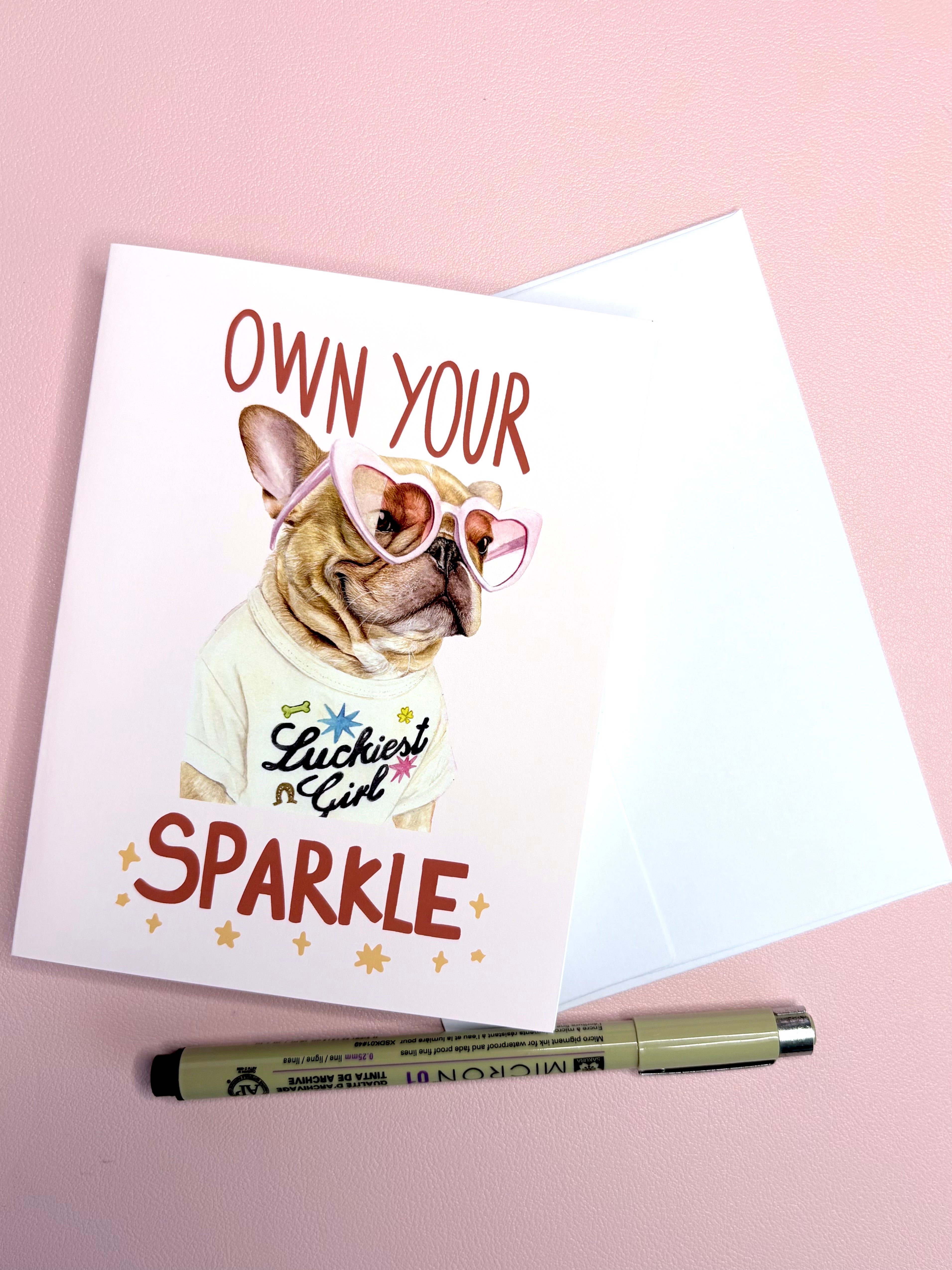 Own Your Sparkle Greeting Card