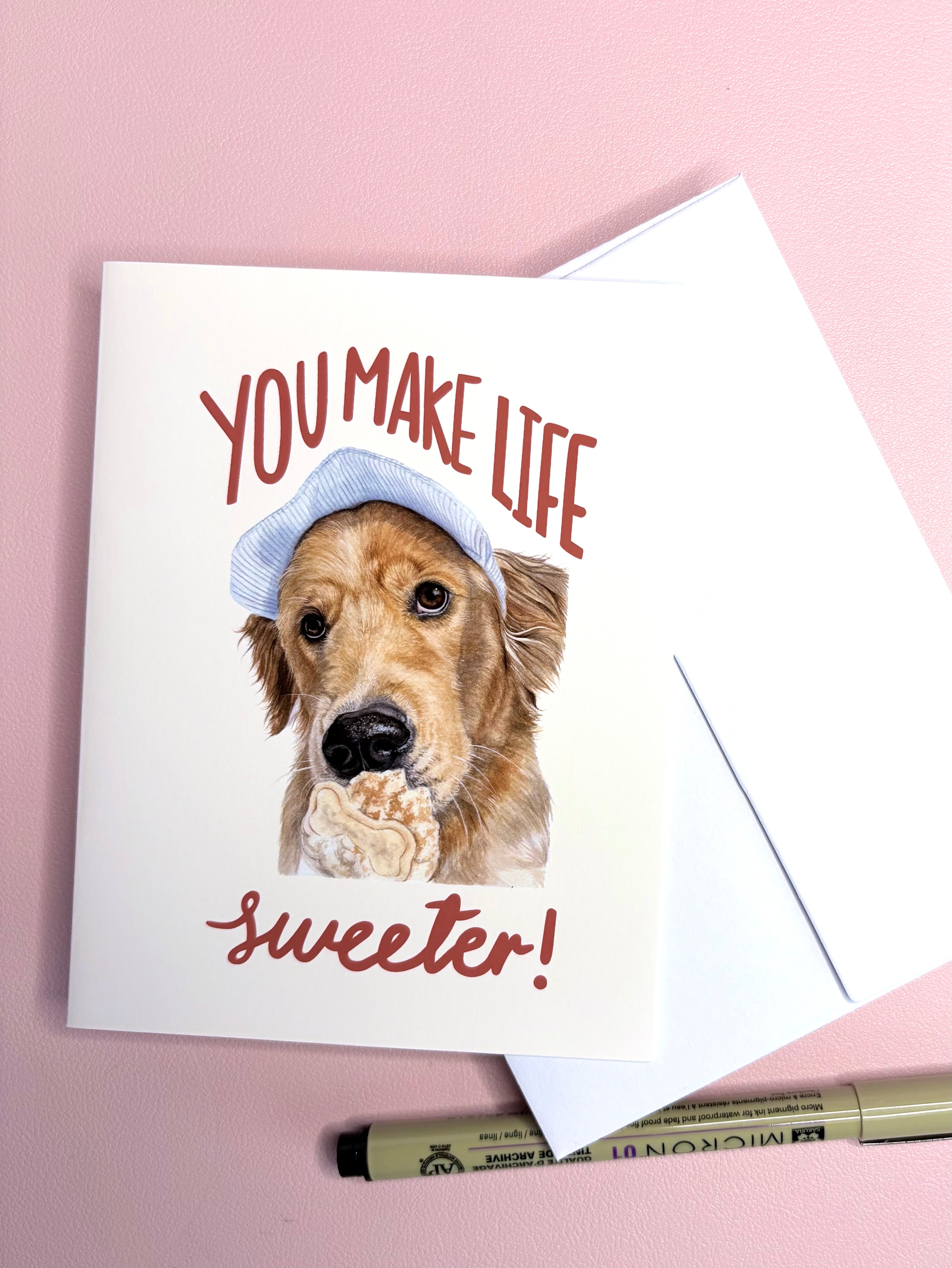 You Make Life Sweeter Greeting Card